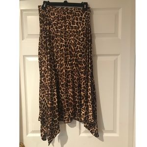 Zara Animal Print Skirt